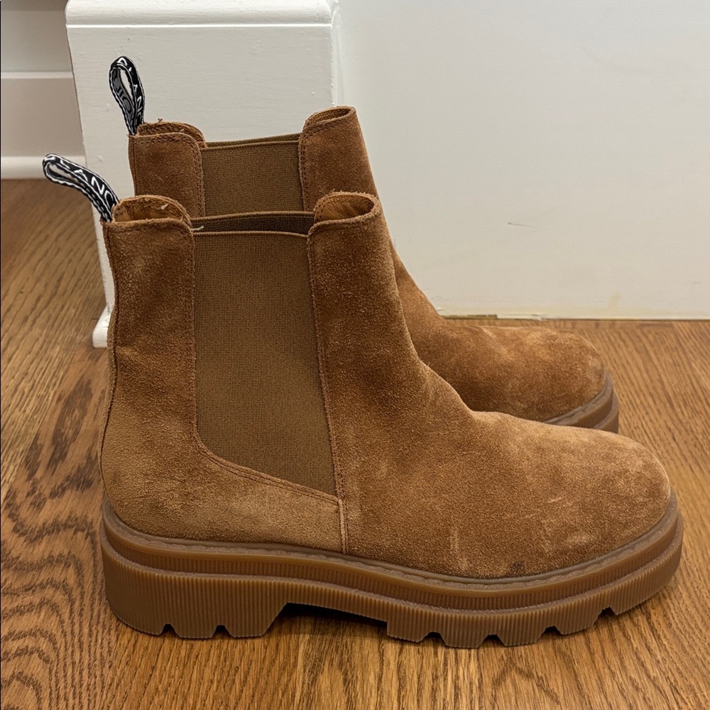 Voile Blanche Brown Suede Ankle Boots- NEW
